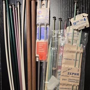Vintage Knitting Needle Lot